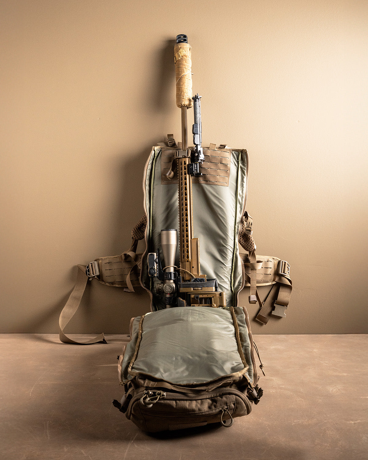 Spectre — Patent-Pending RAID™ Scabbard Sniper Pack | Eberlestock